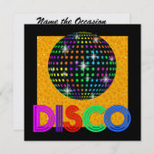 DISCO Party - SRF Kaart (Voorkant / Achterkant)