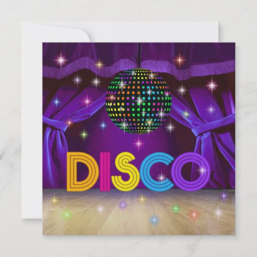 DISCO Party - SRF Kaart (Voorkant)