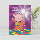 Disco Pig Kaart (Staand voorkant)