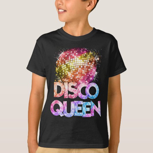 Disco Queen - 70's Disco Thed S70 T-shirt (Voorkant)