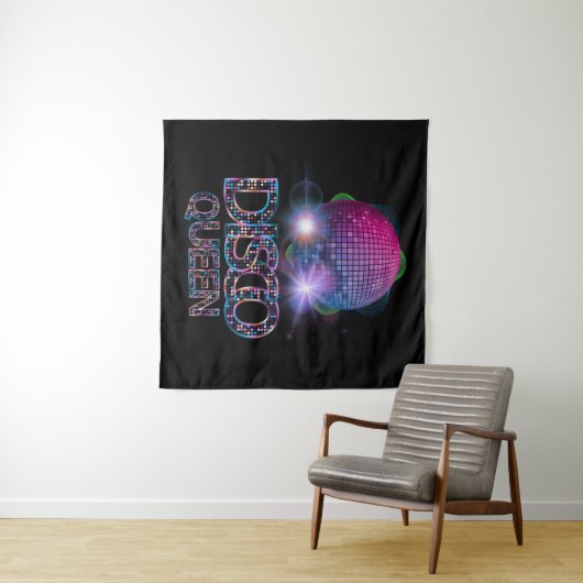 Disco Queen - 70's Disco Thed  S70 Wandkleed (In Situ (horizontaal))