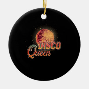 Disco Queen 70's Disco Thed Seventies Keramisch Ornament