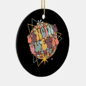 Disco Queen Dance Moeder Dancing Queen Retro Keramisch Ornament (Rechts)