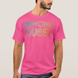 Disco Queen Funky Vintage voor danspartijen T-shirt