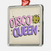 Disco queen metalen ornament (Links)