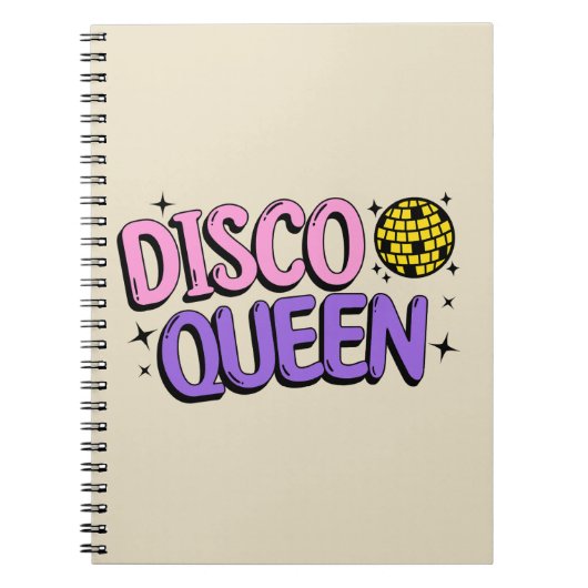 Disco queen notitieboek (Voorkant)