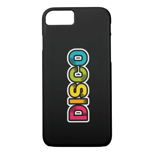DISCO retro vinyl Case-Mate iPhone Case (Achterkant)
