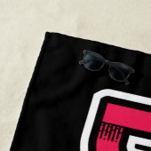 DISCO retro vinyl Strandlaken (In situ)