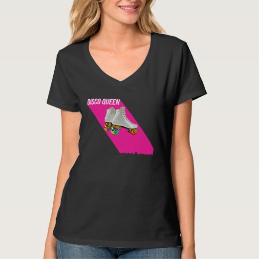 Disco Roller Queen T-shirt (Voorkant)