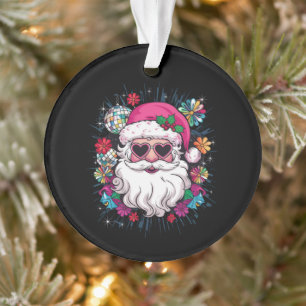 Disco Rose Père Noël Noël Fête de Noël Drôle