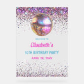 Disco Rose tendance dans mes doubles chiffres Anni (Recto)