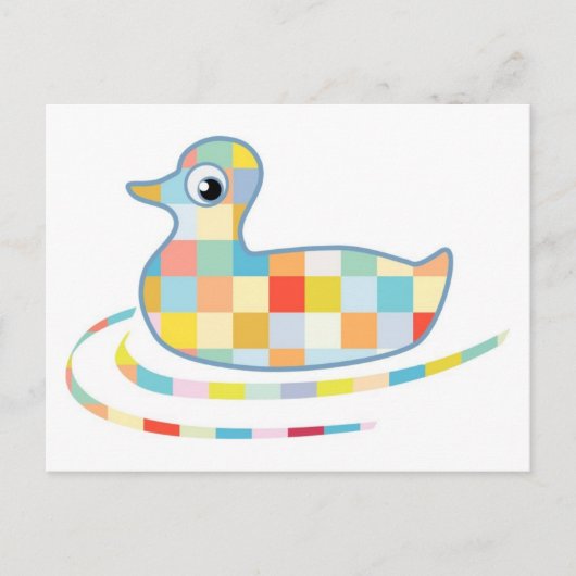 Disco Rubber Ducky Briefkaart (Voorkant)