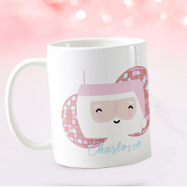 Disco Santa Girls Roze Kerstmis Koffiemok