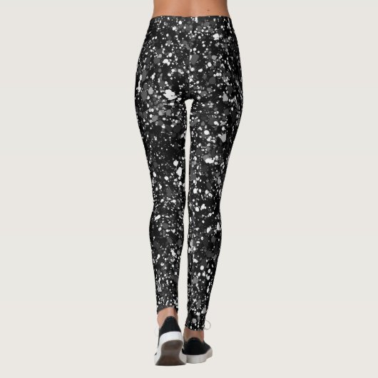 Disco Silver Glam Leggings (Achterkant)