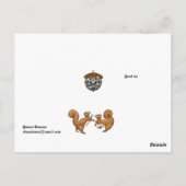 Disco Squirrels Briefkaart (Achterkant)