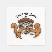 Disco Squirrels Servet (Voorkant)