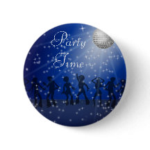 Disco-stijl van de partij, 2¼-inch ronde Button