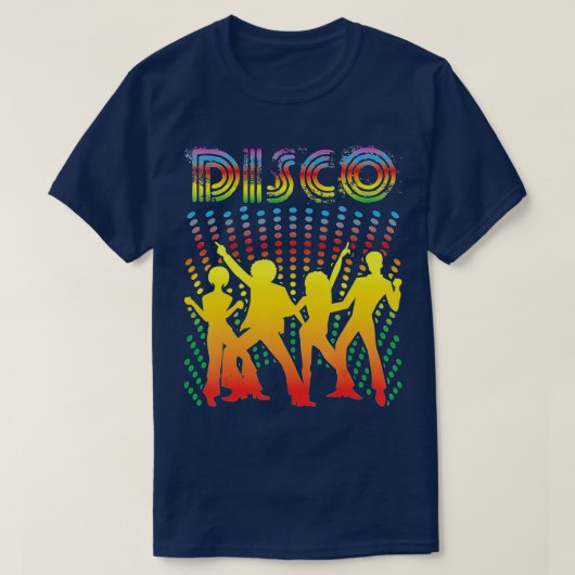 Disco - stijldanserende retrodisco (1) t-shirt (Design voorkant)