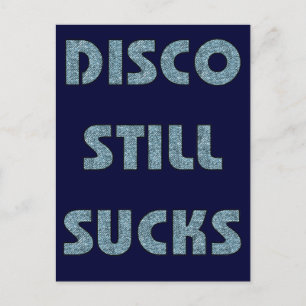 Disco still Sucks Briefkaart