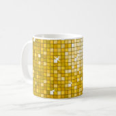 Disco Tiles "Gold" mok (Voorkant links)
