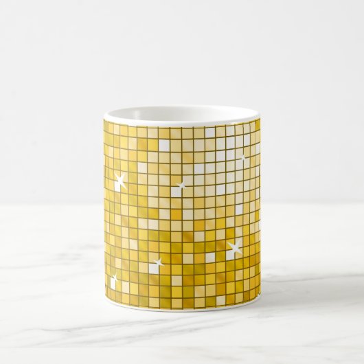 Disco Tiles "Gold" mok (Center)
