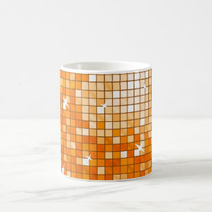 Disco Tiles Oranje mok