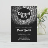 disco, vintage, danse invitation de la retraite (Debout devant)