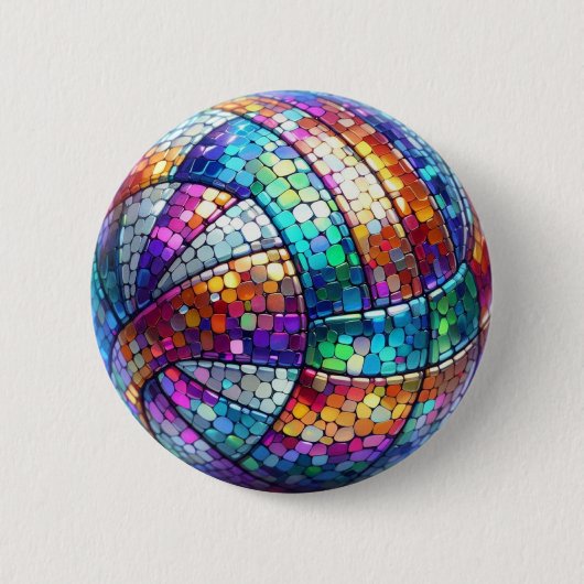 Disco Volleybal Button (Voorkant)