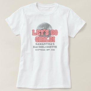 Disco vrijgezellenfeest weekendfeest Retro op maat T-shirt