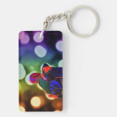 Disco Wolf Sleutelhanger (achterkant)