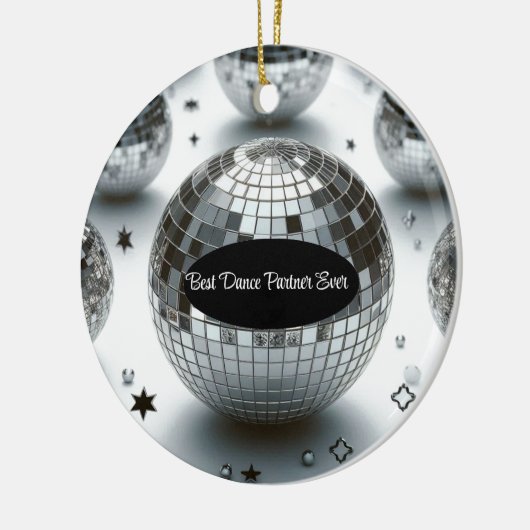 Discobal beste danspartner keramisch ornament (Links)