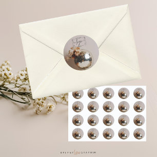 discobal   Boho Flowers  Esthetisch Ronde Sticker