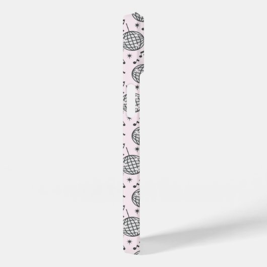 Discoballen en Muzieknoten Case-Mate iPhone Case (Achterkant / Rechts)