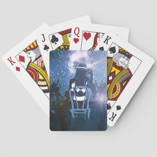 Discohartslag Pokerkaarten (Achterkant)