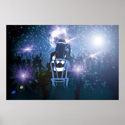 Discohartslag Poster (Voorkant)