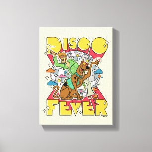 Discokoorts bij Scooby en Shaggy Canvas Afdruk