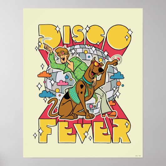 Discokoorts bij Scooby en Shaggy Poster (Voorkant)