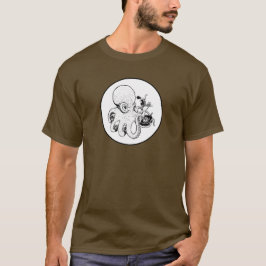 Disconnected - Octopus on the Phone T-shirt