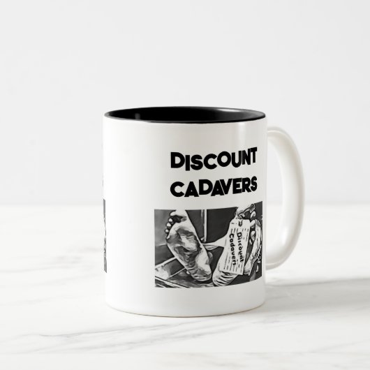 Discount Cadavers Mug Tweekleurige Koffiemok (Voorkant rechts)