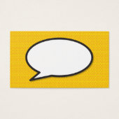 Discours et Think Bubbles amusant Retro Comédie li (Devant)