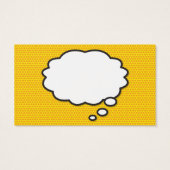 Discours et Think Bubbles amusant Retro Comédie li (Dos)