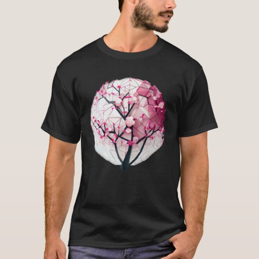 Discover the Serenity of Spring with a Cherry Blos T-shirt (Voorkant)
