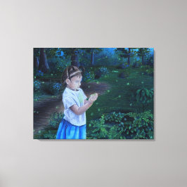 Discovering Fireflies Canvas Afdruk