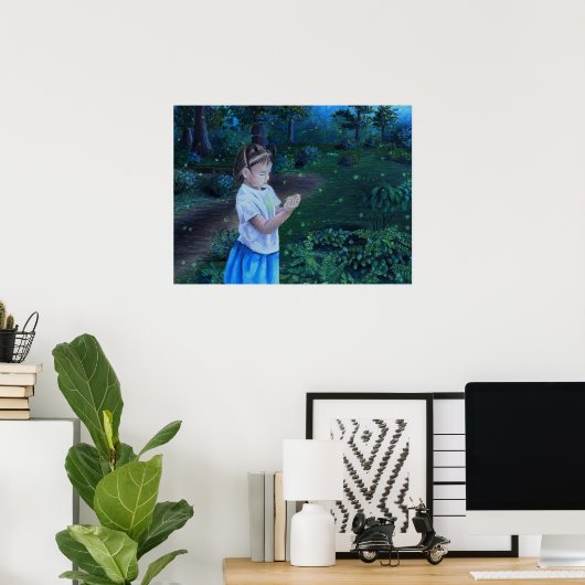 Discovering Fireflies Poster (Thuiskantoor)