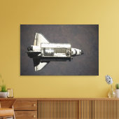Discovery 2 Space Shuttle Canvas Afdruk (Insitu (Woonkamer))