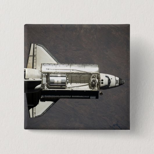Discovery 2 Space Shuttle Vierkante Button 5,1 Cm (Voorkant)