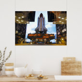 Discovery Preps voor Space Shuttle Poster (Keuken)
