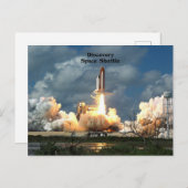 Discovery Space Shuttle Briefkaart (Voorkant / Achterkant)