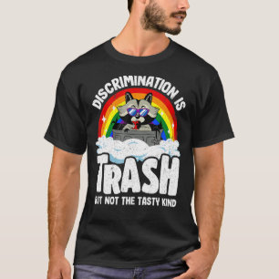 Discriminatie is regenboog regenboog-dwerg P T-shirt