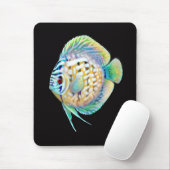Discus Aquarium Fish Mousepad Muismat (Met muis)